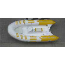 Barco inflável rígido amarelo atraente de 3,9 m